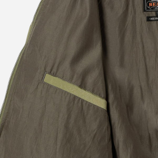 IRIDESCENT MIL FLIGHT JACKET - OLIVE