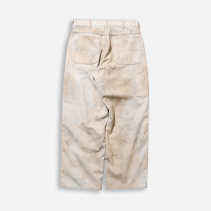 Beams+ - PAINTER TWISTED HARD OXFORD LINED PANT - CEMENT -  - Alternative View 1