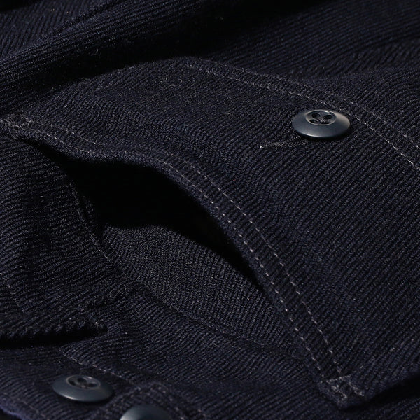 KERSEY WOOL UTILITY PANT - NAVY