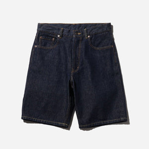 Beams+ - 5 POCKET LOOSE FIT DENIM SHORT - INDIGO -  - Main Front View