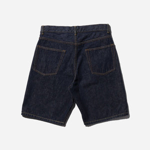 Beams+ - 5 POCKET LOOSE FIT DENIM SHORT - INDIGO -  - Alternative View 1