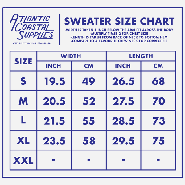 Atlantic Coastal Supplies Spinner Sweater - Navy