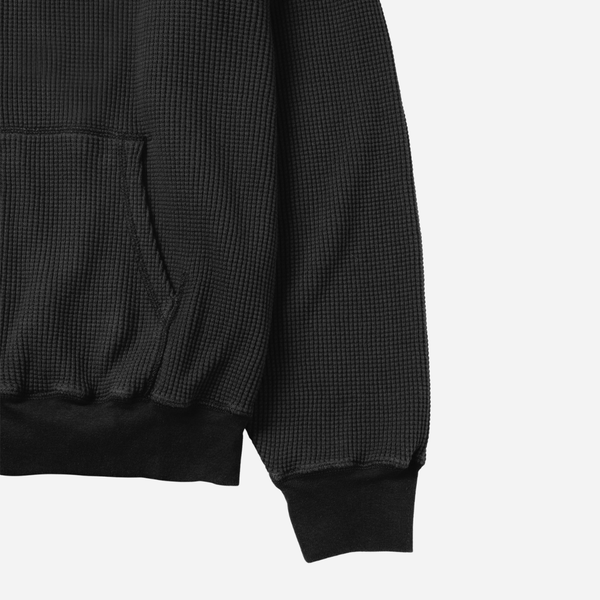 Khakis 2020 Waffle Full Zip Hoodie - Black
