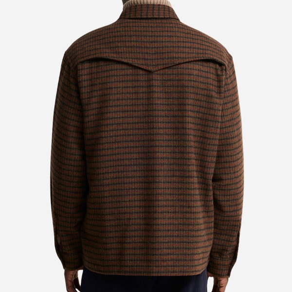 Barbour Hatfield Tartan Overshirt - Chestnut