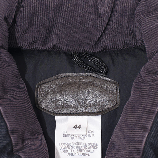 DOWN JACKET - BLACK DENIM