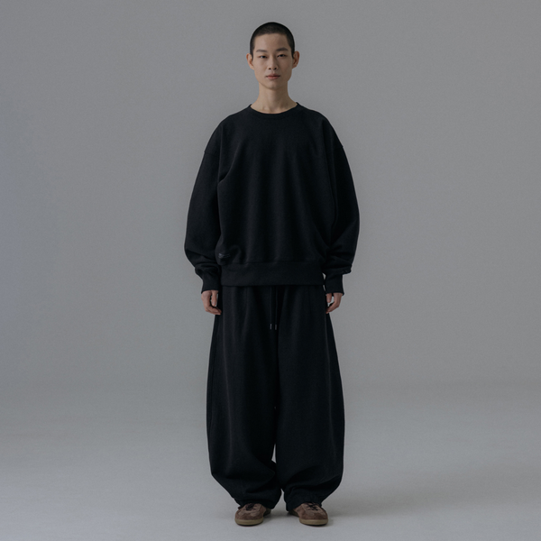 Anglan Steady Sweat Shirt - Black