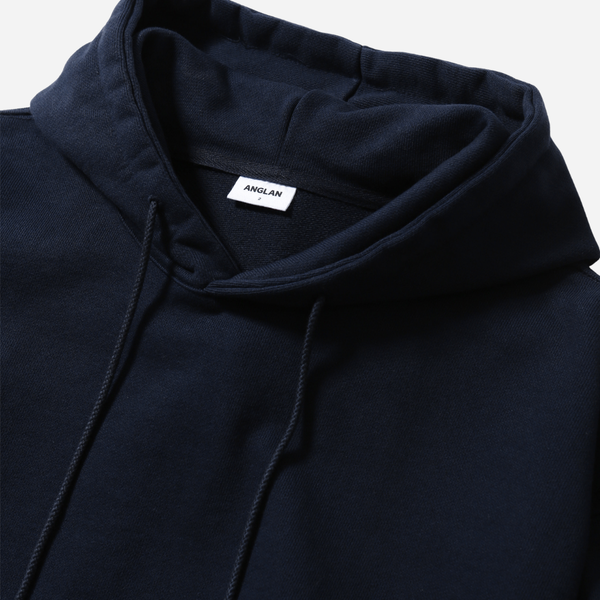 Anglan Heavyweight Classic Hoodie - Navy