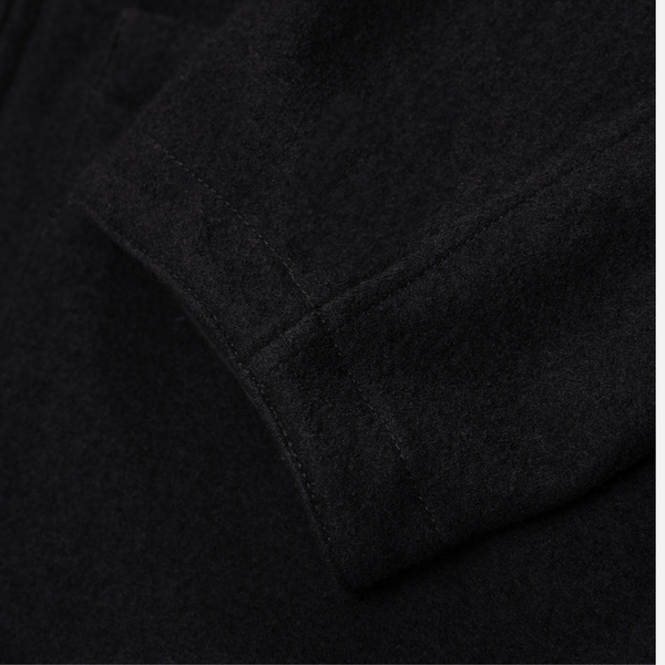 LOMA WOOL BLOUSON JACKET - BLACK