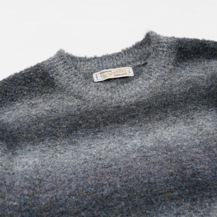 GRADIATION BOUCLE KNIT - GREY MIX