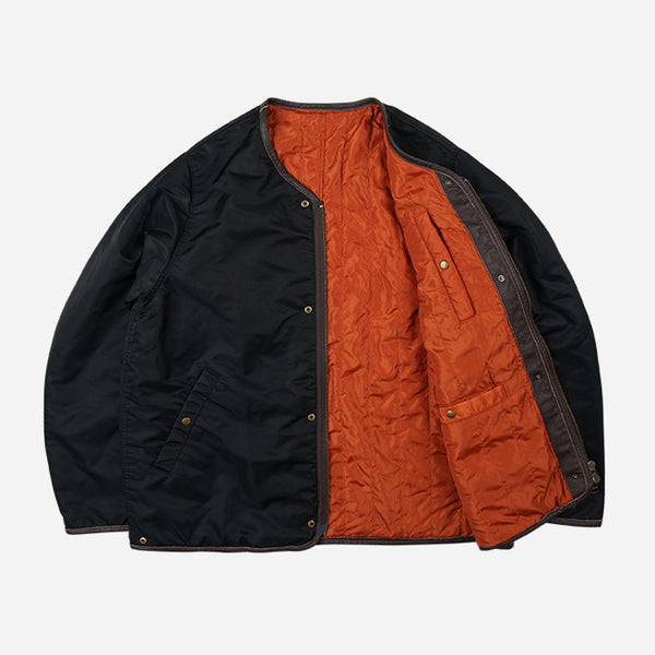 REVERSIBLE MA-1 LINER JACKET - BLACK