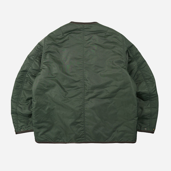 REVERSIBLE MA-1 LINER JACKET - OLIVE