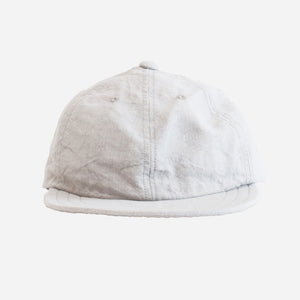 Decho - NATURAL DYE WASHI CANVAS CAP - SUMI WHITE -  - Alternative View 1