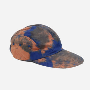 Decho - TIE-DYE DECKBILL FISHING CAP  - BLUE -  - Main Front View