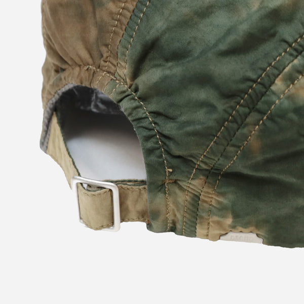 TIE-DYE DECKBILL FISHING CAP - OLIVE