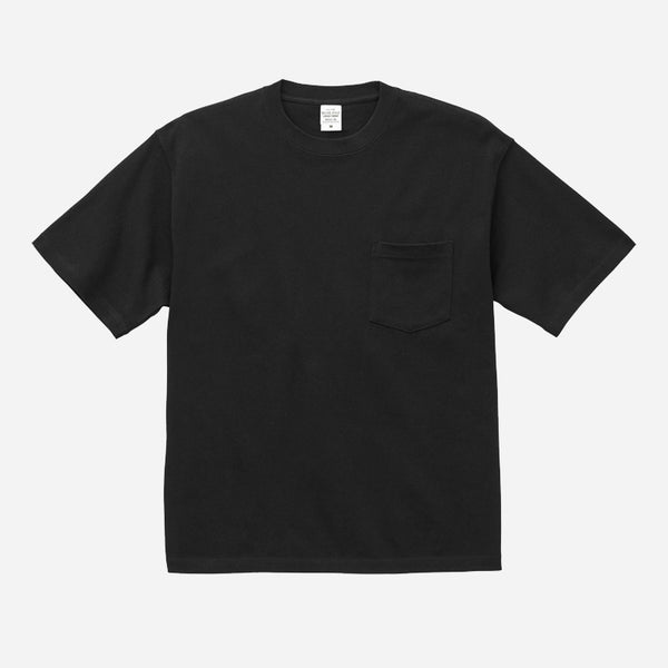9.1 OZ RELAXED POCKET T-SHIRT - BLACK