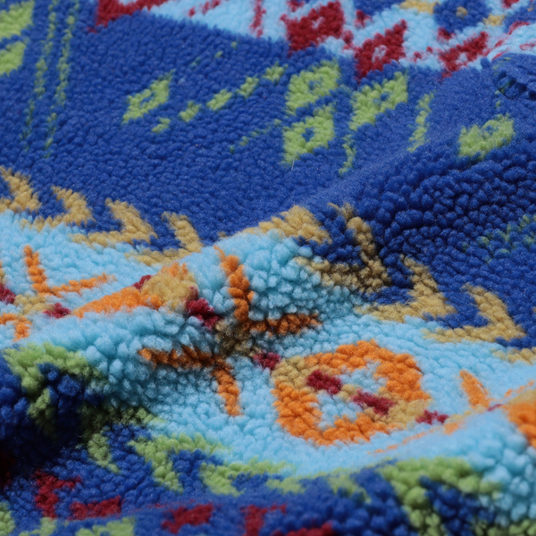 Beams Plus Crew Boa Jacquard - Blue