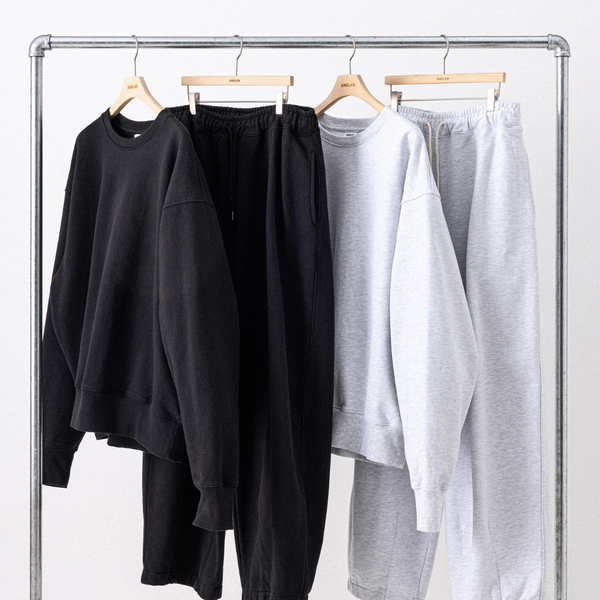 Anglan Steady Sweat Shirt - Black