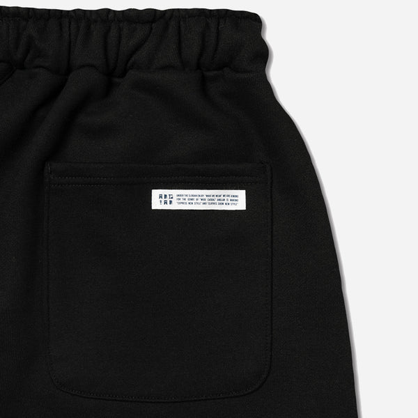 VALLEY TUCK SWEAT BALLOON PANT - BLACK