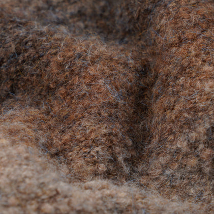 GRADIATION BOUCLE KNIT - BROWN MIX