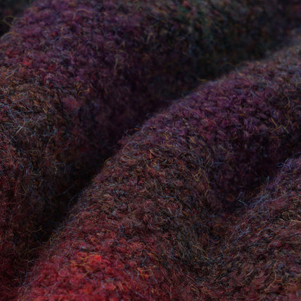 GRADATION BOUCLE KNIT - PURPLE MIX