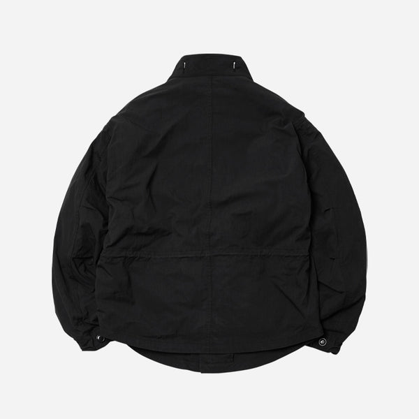 OSCAR SHORT FISHTAIL PARKA JACKET - BLACK