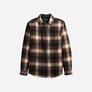 Pendleton EU - Pendleton Lodge Shirt - Brown/Slate Ombre -  - Main Front View