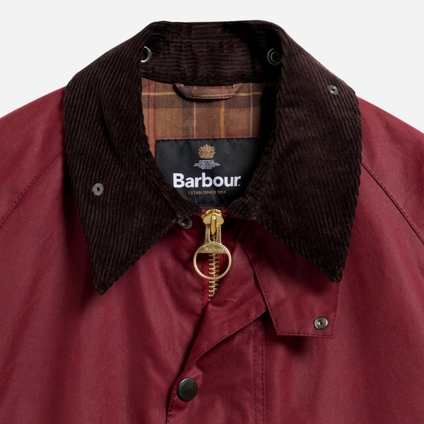 Barbour Transport Wax Jacket - Red