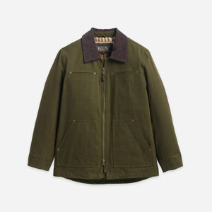 Pendleton EU - Pendleton Gorge Barn Coat - Dark Olive -  - Main Front View