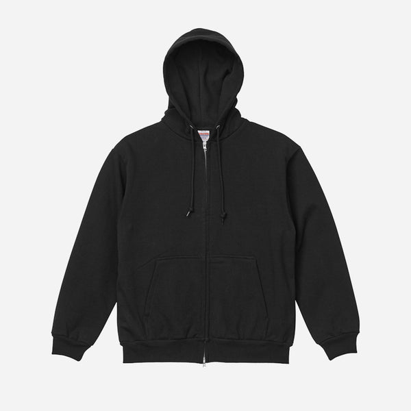 15 OZ MAGNUM FULL ZIP HOODIE - BLACK
