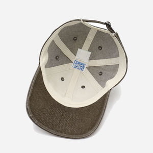 Poten - 70s WASHED DENIM CAP - OLIVE -  - Alternative View 1