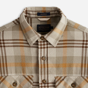 Pendleton - BURNSIDE SHIRT - TAN/BROWN/GREY PLAID -  - Alternative View 1