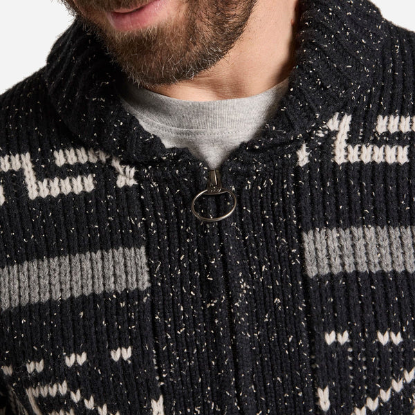 THE ORIGINAL WESTERLEY CARDIGAN - BLACK DONEGAL
