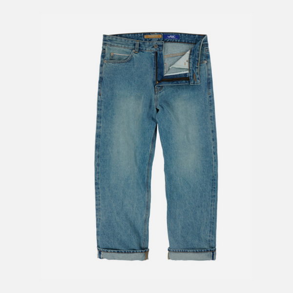 OG SELVEDGE REGULAR DENIM JEANS - LIGHT BLUE