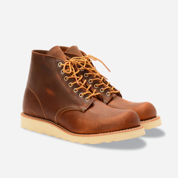 Red Wing 9111 Round Toe Boots - Copper Rough & Tough