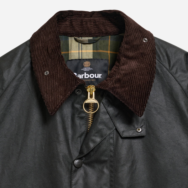 Barbour Transport Wax Jacket - Sage Olive