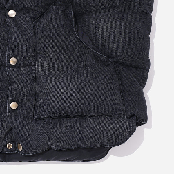 DOWN JACKET - BLACK DENIM