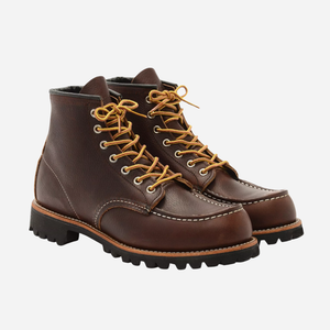 Red Wing - Red Wing 8146 Roughneck Moc Toe Boots - Briar Oil Slick -  - Alternative View 1