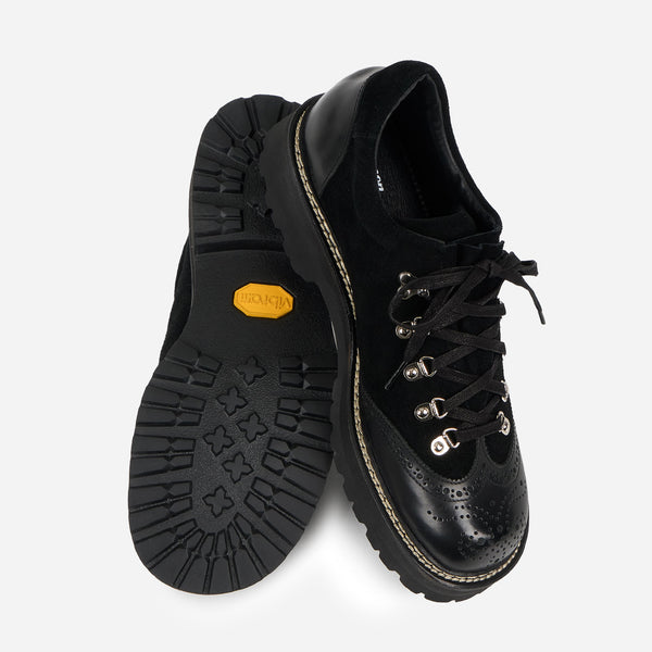 HIGH BOOTS LOW - WINGTIP BLACK