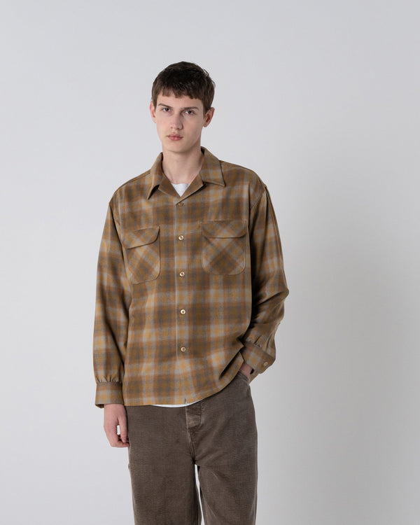 Made for Japan Open Collar Shirt - Birch