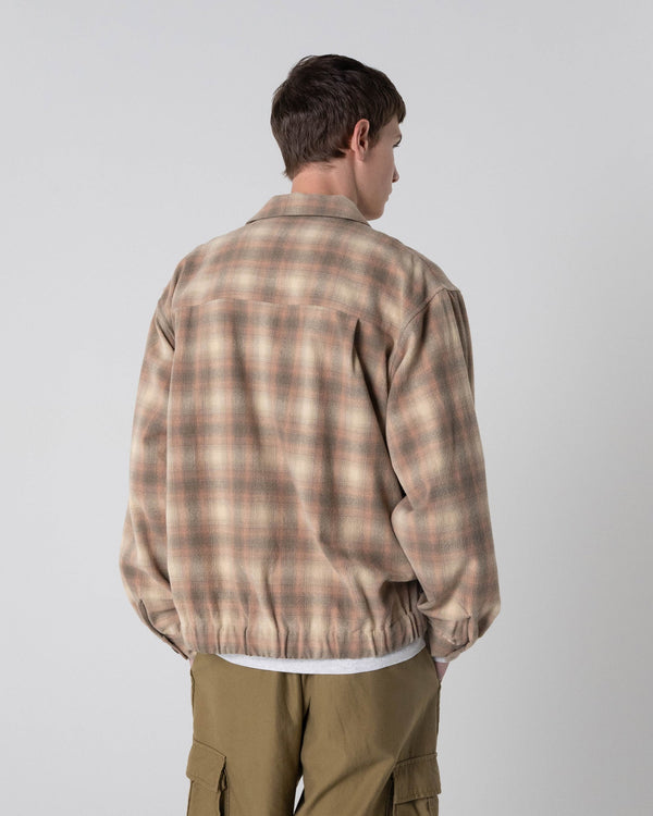 Made for Japan Zip Up Jacket - Beige/Rose