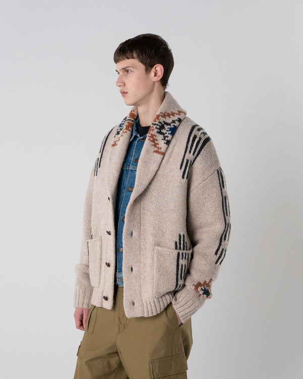 Made for Japan Hand Knit Cardigan - Saltillo Sunset