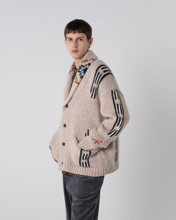 Made for Japan Hand Knit Cardigan - Saltillo Sunset