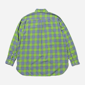 Beams+ - CLASSIC B.D SUPER MADRAS CHECKED SHIRT - GREEN/BLUE -  - Alternative View 1