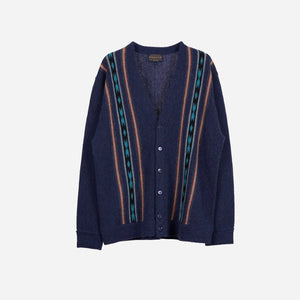 Pendleton - Pendleton Made for Japan Stripe Cardigan - Navy Rio Bravo -  - Main Front View