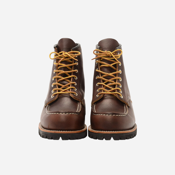 Red Wing 8146 Roughneck Moc Toe Boots - Briar Oil Slick