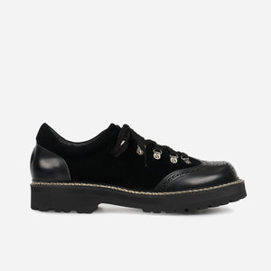 Pennon - HIGH BOOTS LOW - WINGTIP BLACK -  - Main Front View