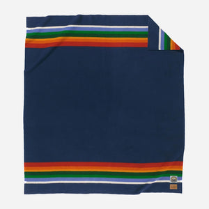 Pendleton - Pendleton National Park Twin Blanket - Crater Lake Navy -  - Main Front View