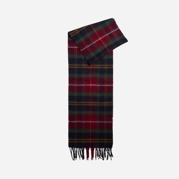 Barbour Cashmere Tartan Scarf - Winterberry
