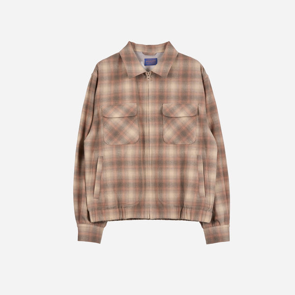 Pendleton Made for Japan Zip Up Jacket - Beige/Rose