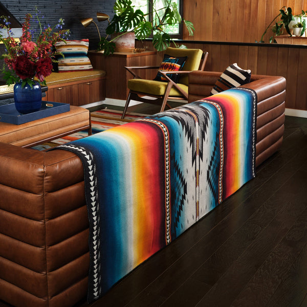 JACQUARD BLANKET - SALTILLO SUNSET